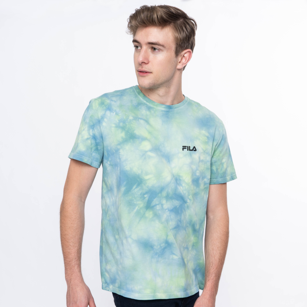 Camisetas Fila Homem Verdes/Azuis - Fila Mono Noose Tie Dye Portugal Online,XIPJ-30178